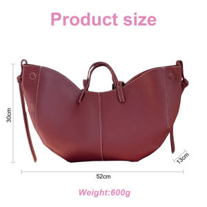 גבוהה-סוף קוריאנית גרסה מכונפת כתף תיק קיבולת גדולה של תיק יד עם תכונה מתקפלת ועמיד שתי רצועות - Product Image 3