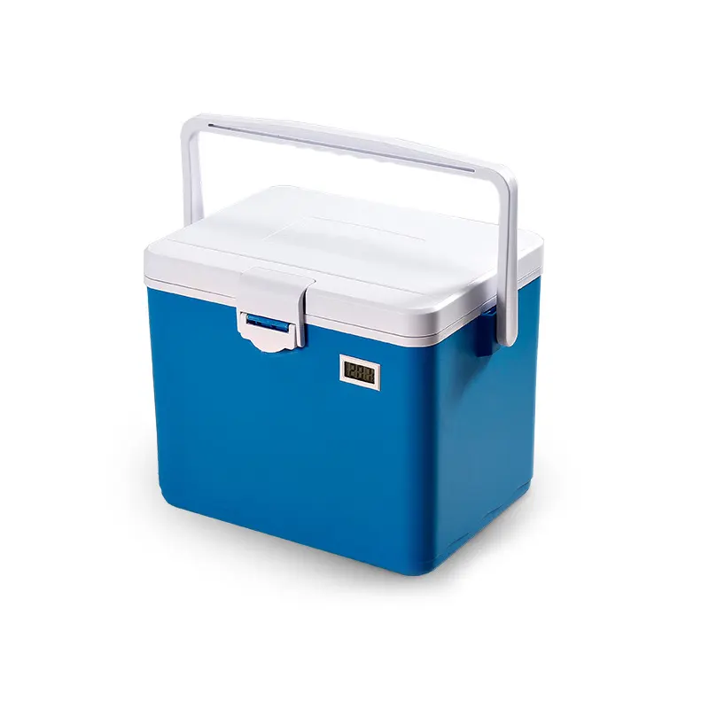 Caixa De Refrigerador De Cerveja De Plástico Com Trolley Para O Peito De Gelo E Balde De Gelo Mantenha o Item Cooling Chest Box Capacidade 55L Caixa Cooler Rodas