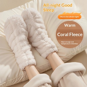 <span class=keywords><strong>Chaussettes</strong></span> thermiques respirantes en velours corail, au-dessus du genou, à bouche <span class=keywords><strong>l</strong></span>âche, <span class=keywords><strong>pour</strong></span> femmes, <span class=keywords><strong>pour</strong></span> dormir en <span class=keywords><strong>hiver</strong></span> - Product Image 1