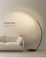 Lampe LED moderne de style nordique Boyid, en fer, blanc chaud, à intensité variable, pour salon, chambre à coucher, base E27, inspirée du poisson, pour chevet ou sol