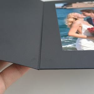 मैट एकल फोटो फ़ोल्डर 4x6 इंच हस्तनिर्मित पर्यावरण के अनुकूल कागज फोटो एल्बम और स्क्रबुक के साथ स्क्रैपबुक - Product Image 2