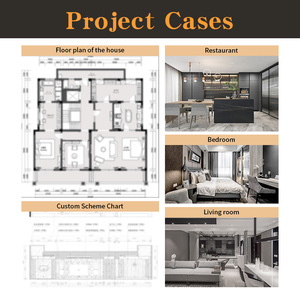 <span class=keywords><strong>Armadio</strong></span> Modulare in Legno Naturale Personalizzato con Ripiani Aperti e Armadi Chiusi Illuminati - Product Image 4