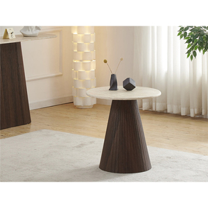 Saudi Arabia Free Shipping Modern Style <strong>White</strong> Small Vintage <strong>Round</strong> Center Tea Coffee <strong>Table</strong> for Coffee - Product Image 3
