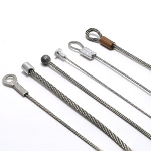 Sangle en câble d'acier galvanisé 7x7 avec extrémité en T, facteur de sécurité réglable, marque XR, modèle XR048-WR pour applications de construction - Product Image 4