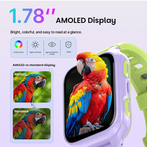 นาฬิกาสมาร์ทวอทช์เด็ก LAGENIO K9 ดีไซน์บางเฉียบ รองรับวิดีโอคอล ฟังก์ชัน AI กันน้ำ IP68 พร้อมระบบ SOS รองรับซิมการ์ด 4G ระบบระบุตำแหน่ง GPS - Product Image 3
