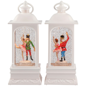 Melody Noel Notenkraker Ballet Scène Glitter Wervelende Led Water Spinning Kerst Lantaarn Sneeuwbol - Product Image 1