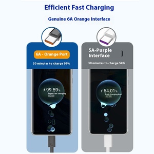 หัวเว่ยของแท้สำหรับ6A Xiaomi ชาร์จเร็วสีดำ Type-C สายข้อ<span class=keywords><strong>ม</strong></span>ูลโทรศัพท์<span class=keywords><strong>ม</strong></span>ือถือชาร์จเร็ว<span class=keywords><strong>ม</strong></span>ือถือ - Product Image 3