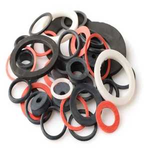 Meaogate tùy chỉnh cấp thực phẩm Silicone Gasket nhiệt độ cao phẳng Vòng máy giặt Nitrile <span class=keywords><strong>FKM</strong></span> NBR EPDM con dấu cao su tùy chỉnh màu sắc - Product Image 3