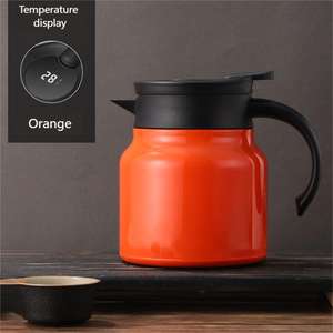 Vente chaude 800ml 1000ml Double Paroi En Acier Inoxydable Thermos Café <span class=keywords><strong>Théière</strong></span> avec <span class=keywords><strong>Infuseur</strong></span> À Thé Intégré et Poignée De Haute Qualité - Product Image 6