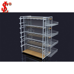 Estantes <span class=keywords><strong>de</strong></span> Exhibición Ajustables <span class=keywords><strong>en</strong></span> Altura <span class=keywords><strong>de</strong></span> Estilo Antiguo para Madera y Metal, para Tiendas y Muebles, Marca Miniso - Product Image 3