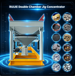 RUIJIE Doppelkammer-Jig-Konzentrator |   Schwerkraftabscheider-Motorlager für Gold-Wolfram-Erz – Hohe Rückgewinnungsrate im Bergbau - Product Image 1