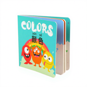 Impresión de Libros de Cartón para Niños Personalizados, Libros Educativos para Niños Pequeños, Aprendizaje de Colores, Cartón Grueso con Esquinas Redondeadas, Fabricante de Libros Infantiles - Product Image 1