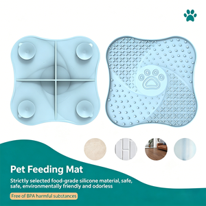 Alfombrilla de Silicona Antideslizante para Perros, Diseño Moderno, a Prueba de Fugas, para Comer Lentamente, Fácil de Limpiar, Reutilizable - Product Image 4