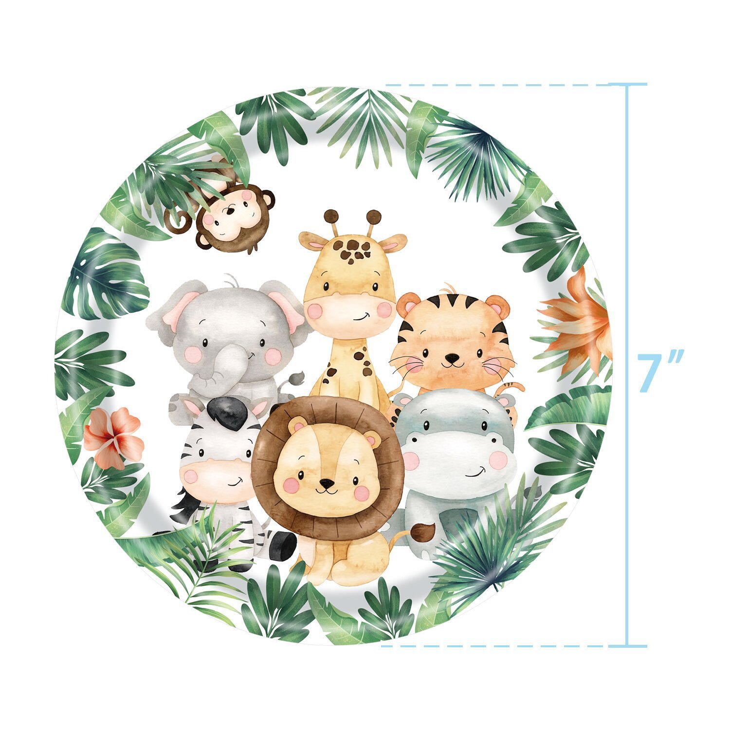 7-inch plate/20PCs