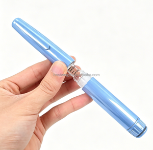High End Recyclable <b>Gold</b> Plated Injection <b>Pen</b> 0-60IU Full Custom Service Reusable Portable Skin Care Dosing Applicator <b>Pen</b> - Product Image 4
