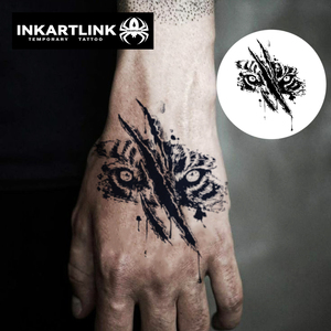 Adesivi per Tatuaggi INKARTLINK, Tatuaggi Temporanei Occhio di Tigre, Impermeabili, Ecologici, Lunga Durata 15 Giorni, Confezione Convenienza - Product Image 2