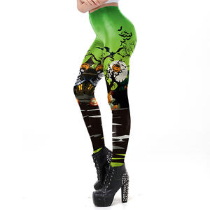 Leggings de talla grande para mujer, Calsas femeninas, mallas de pesadilla antes de Navidad - Product Image 2