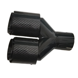 汽车用新型性能碳纤维排气尖端双泵3英寸消声器尖端 - Product Image 6