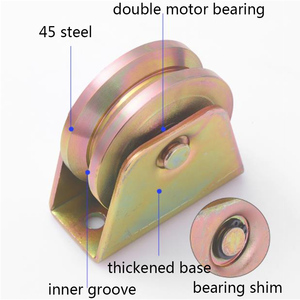 <span class=keywords><strong>Precio</strong></span> <span class=keywords><strong>de</strong></span> fábrica U/V/Y <span class=keywords><strong>Ruedas</strong></span> <span class=keywords><strong>de</strong></span> rodamiento <span class=keywords><strong>de</strong></span> ranura Color Zinc Puerta corredera Rodamientos individuales Rodillo <span class=keywords><strong>de</strong></span> puerta deslizante - Product Image 5