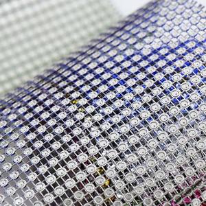 งานเย็บเสื้อผ้าคริสต์มาสแบบทำมือตาข่ายปักลวดพลาสติกชุบเงิน24แถวชุบทองไม่ใช่พลอยเทียม - Product Image 5