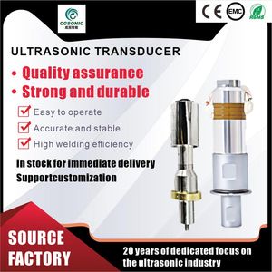 ממיר אולטרסאונד CGSONIC 20kHz 2000W בעל ביצועים משופרים, מתמר קרמי פיזואלקטרי 220-230V למכונות ריתוך פלסטיק - Product Image 2