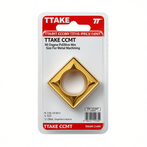 TTAKE CCMT Turning Insert 80 Degree Positive Mm Size For Metal <b>Machining</b> - Product Image 2