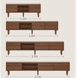 Mueble de <span class=keywords><strong>TV</strong></span> de Diseño Clásico, Minimalista y Moderno, Ajustable y Personalizable, con Cajón de Almacenamiento, para Sala de Estar - Product Image 2