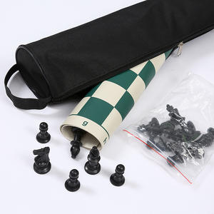 Set di Scacchi da Esterno Portatile per Viaggi Scacchiera Pieghevole Gioco di Puzzle - Product Image 2