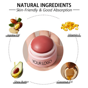 Nouveau 2026 Stick de fard à joues portable en forme de boule, fini <span class=keywords><strong>crémeux</strong></span> éclatant, rose, mignon, haute qualité, teinte de maquillage, baume de fard à joues rond, personnalisable - Product Image 2