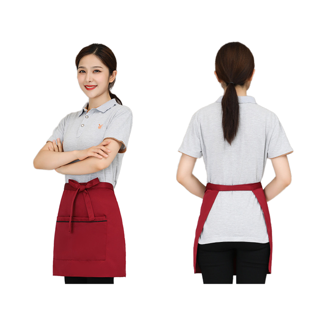Modern and Simple Half-length ApronTailored Fit Designed for Pastry Chefs who Value Precision and a Clean Look