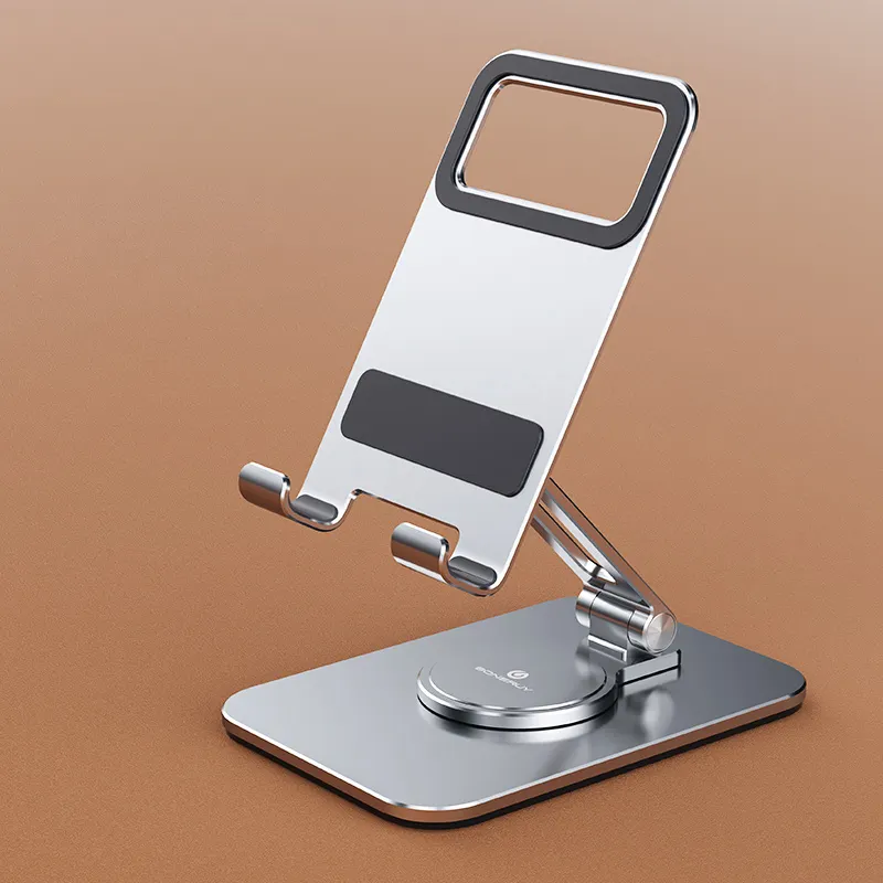Boneruy-Soporte de escritorio móvil giratorio antideslizante, Mini soporte portátil para teléfono y tableta, venta al por mayor, 360