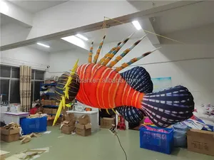 Led Flying Decoration Iluminación <span class=keywords><strong>gigante</strong></span> Peces inflables tropicales con Led para decoración de escenario - Product Image 6