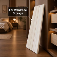 Offre Spéciale : Planche de tiroir en bois massif de Paulownia, avec revêtement UV, jointée par queue de pie, anti-éclatement, taille personnalisée, pour armoire de cuisine d'hôtel