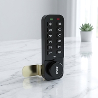 Cerradura Electrónica Inteligente para Cajón MK731 IP65, Cerradura de Seguridad con Contraseña, Puerta de Acero Inoxidable de 10 mm de Espesor