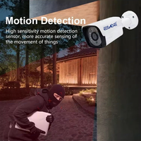 Kamera CCTV IP POE TSEye APP 4K 8MP 4CH 8CH 16CH NVR Kamera Keamanan Luar Ruangan Deteksi Manusia Penglihatan Malam Berwarna Penuh IP66