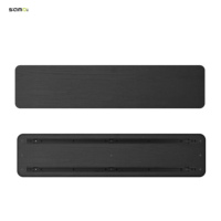 Support d'écran de bureau en bois SAMDI avec double étagère pour une placement optimale de l'écran