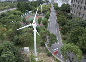 Máy phát điện tua-bin gió thẳng đứng 10kw, điện áp đầu ra 220v, công suất 300w, công suất định mức 2000w & 5000w - Product Image 4