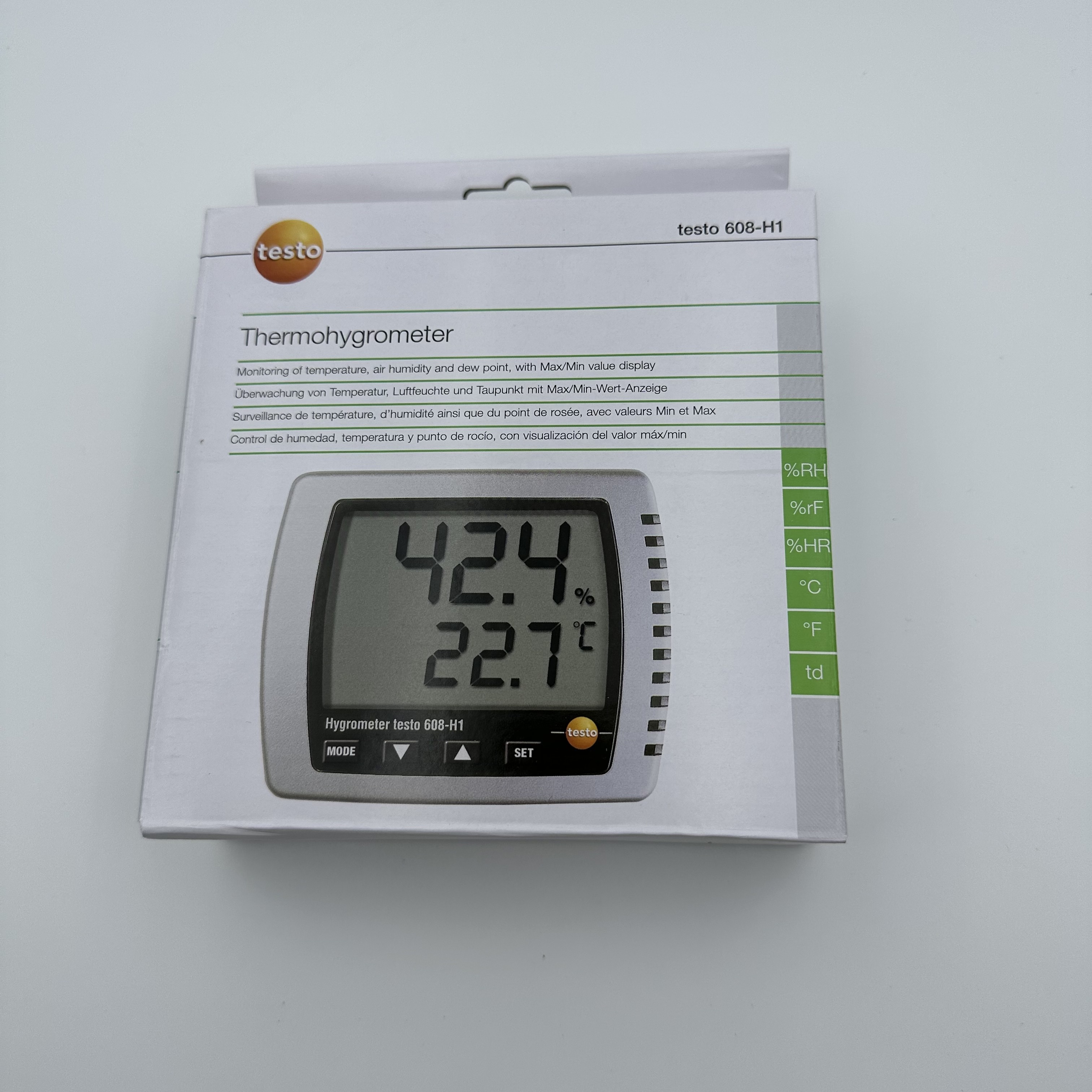 TESTO 卓上温湿度計 testo 608-H1 ( TESTO608-H1 ) テストー 卓上式温湿度計 testo 608-H2 TESTO テストー 卓上温湿度計 testo