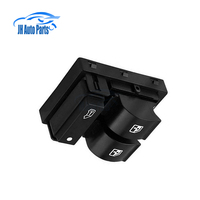 Bouton de commande de lève-vitre en verre noir à deux touches OE 735421419, compatible avec les pièces d'entretien intérieur de fourgonnettes commerciales multi-années