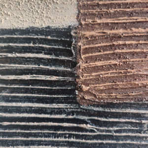 Arte Original Wabi Sabi, Arte Contemporáneo Abstracto en Lienzo, Pintura al Óleo Pintada a Mano con Marco <span class=keywords><strong>de</strong></span> <span class=keywords><strong>Madera</strong></span> para Colgar en la Sala <span class=keywords><strong>de</strong></span> Estar - Product Image 5