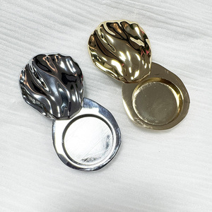 Caja deslizante de Metal con logotipo personalizado, envase rectangular pequeño para perfume/cosmético/bálsamo labial sólido, lata de repuesto de lujo giratoria magnética - Product Image 3