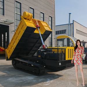 L'usine fournit directement 5 tonnes petit site entièrement hydraulique auto charge Mini Dumper sur chenilles - Product Image 4