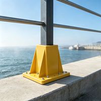 Support de fixation pour main courante en fibre de verre GRP SMC personnalisé en usine HB01