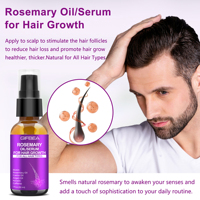 Huile de sérum pour traitement de la perte de cheveux naturelle, biotine, repousse, croissance des cheveux incarnés, pour les cheveux abîmés
