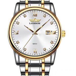 Wristwatch with water resistance, <b>large</b> dial, new <b>calendar</b>, fashionable, waterproof, men's style - Product Image 1