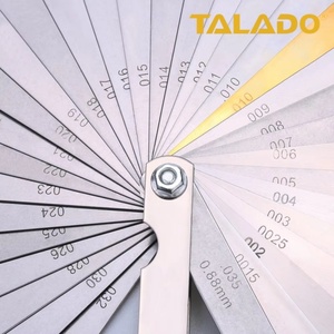 Meistverkaufter TALADO 32-teiliger Metrischer Fühlerlehrensatz aus Edelstahl zur Dickenmessung ODM Industriequalität - Product Image 1