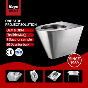 WC suspendu en acier inoxydable 304 avec siphon en P, siège <span class=keywords><strong>de</strong></span> toilette en métal <span class=keywords><strong>pour</strong></span> prison, centre <span class=keywords><strong>de</strong></span> détention, école - Product Image 1