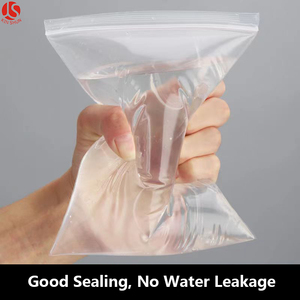 Factory Custom Zip Lock Selbst dichtende Tasche Herstellung Kleine weiße transparente Verpackung Ldpe Luxus Mylar Kunststoff Druck verschluss beutel - Product Image 3
