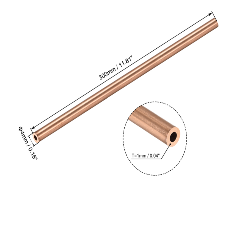 Заводская розетка оптом ASTM B88 медные прямые трубы типа M, K и L для сантехники