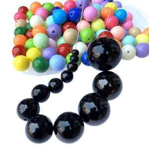 Cuentas Acrílicas de Color Sólido de 500G, 6/8/10/12/14/16/18/20mm, Cuentas Redondas Espaciadoras Sueltas <span class=keywords><strong>para</strong></span> Fabricación de Joyería, <span class=keywords><strong>Pulseras</strong></span> <span class=keywords><strong>y</strong></span> <span class=keywords><strong>Collares</strong></span> - Product Image 1